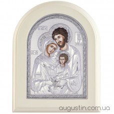 Икона Святое Семейство Богородицы в серебре